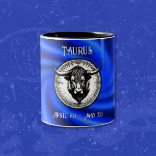 Taza Bicolor Galaxy Taurus Mug