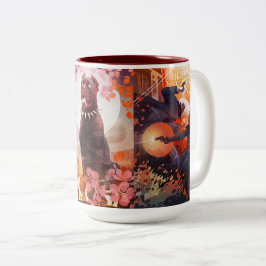 Taza Bicolor Galen Dara Art Mug