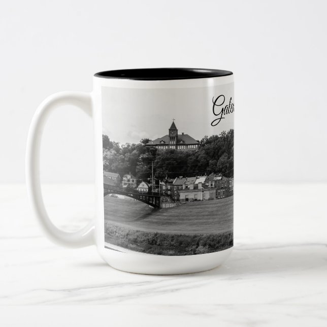 Taza Bicolor Galena Illinois Photo Mug (Izquierda)