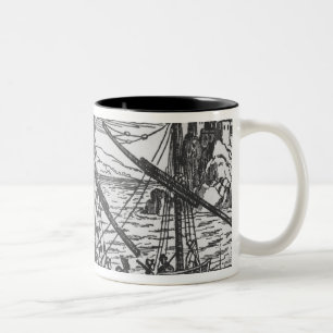 Taza Bicolor Galera francesa