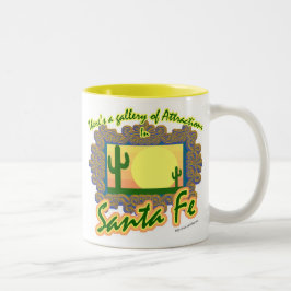 Taza Bicolor Galería Santa Fe Guay Viajes Eslogan de arte