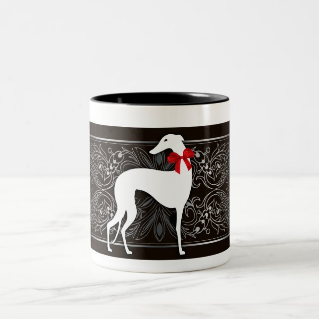 Taza Bicolor Galgo elegante (Centro)