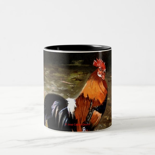 Taza Bicolor Gallo (Centro)