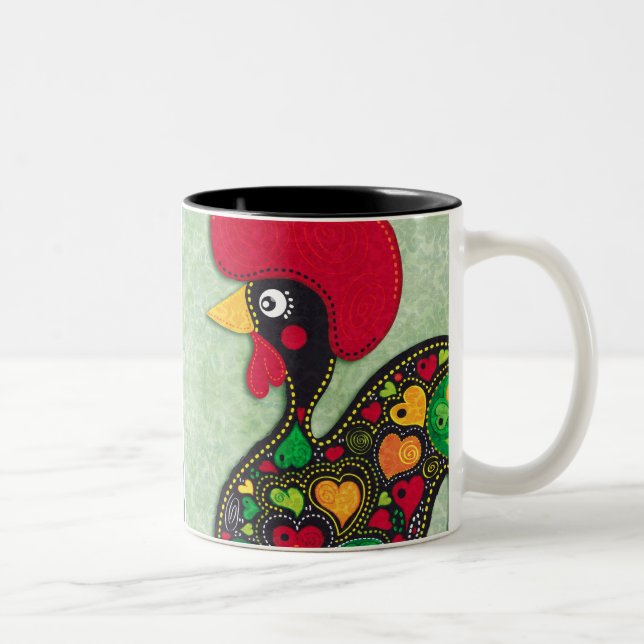 Taza Bicolor Gallo de Portugal (Derecha)