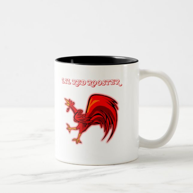 Taza Bicolor Gallo del rojo de Lil (Derecha)