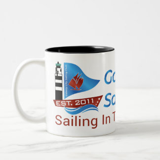 Taza Bicolor Galway City Sailing Club - Logotipo Sólido