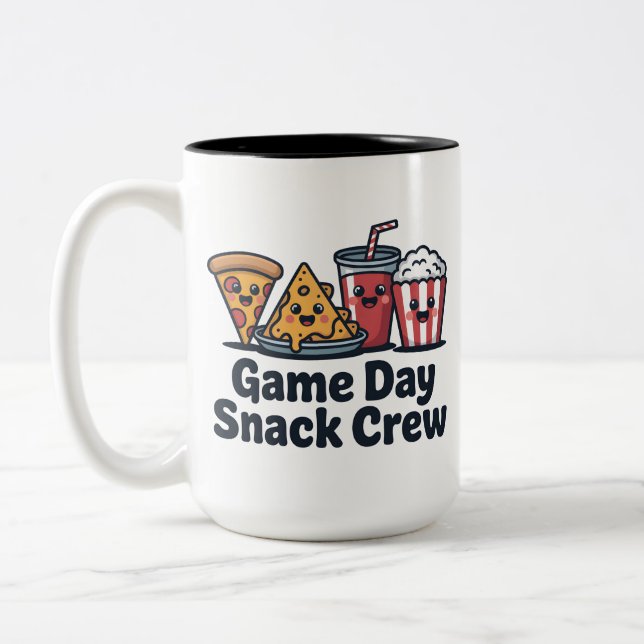 Taza Bicolor Game Day Snack Crew (Izquierda)