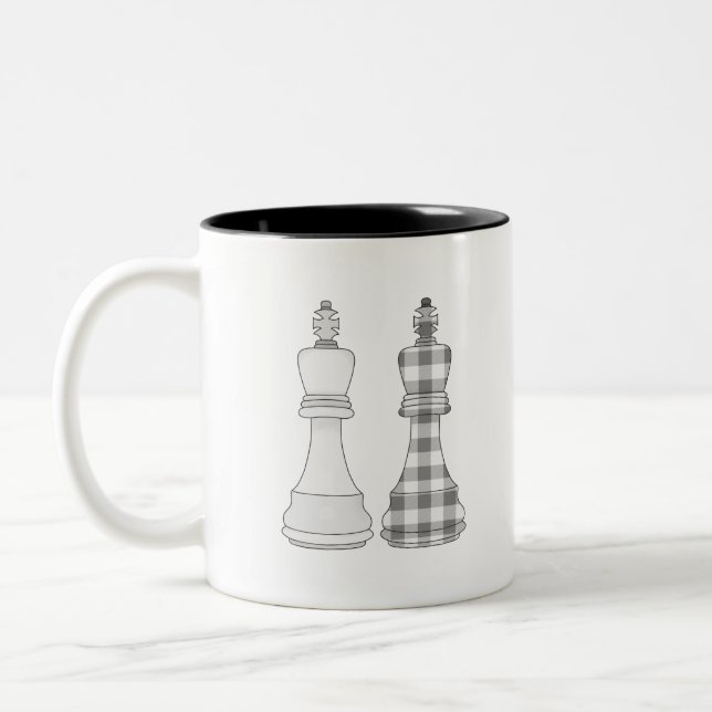 Taza Bicolor Game On Chess (Izquierda)