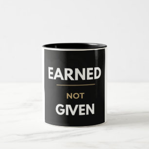 Taza Bicolor Gana Fuerza Gimnasio de Powerlifting Motivación