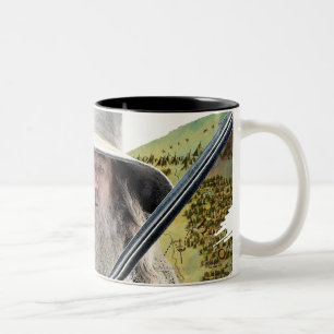 Taza Bicolor Gandalf con verde de la espada