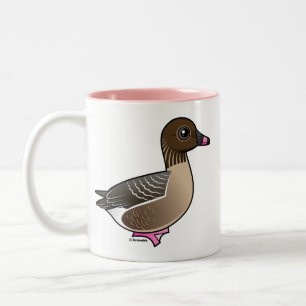 Taza Bicolor Ganso de pie rosado