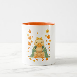 Taza Bicolor Ganso tonto y patos silbones de otoño Agua acoge