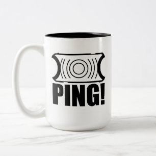 Taza Bicolor Garand en bloque Ping mug imagen oscura