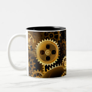 Taza Bicolor Gases de bronce de vapor sin soldadura