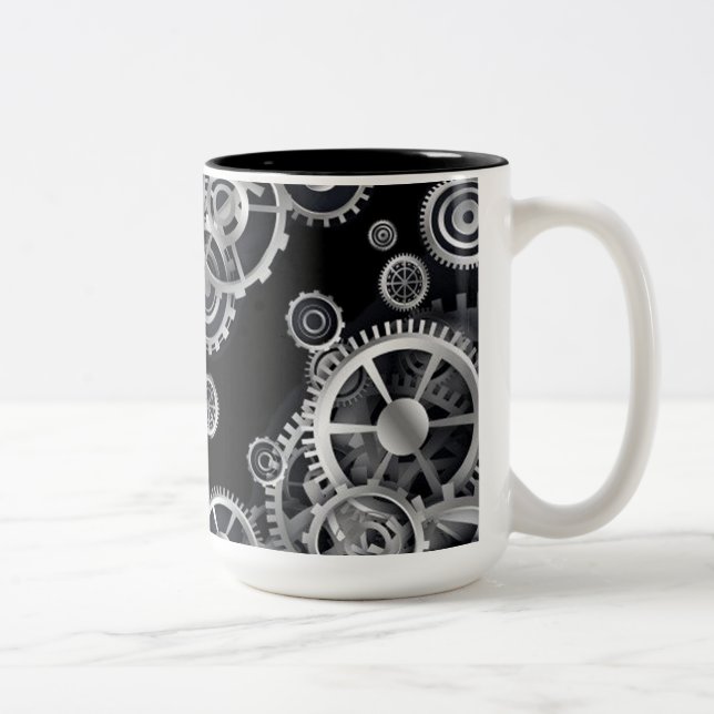 Taza Bicolor Gases plateados de vapor (Derecha)