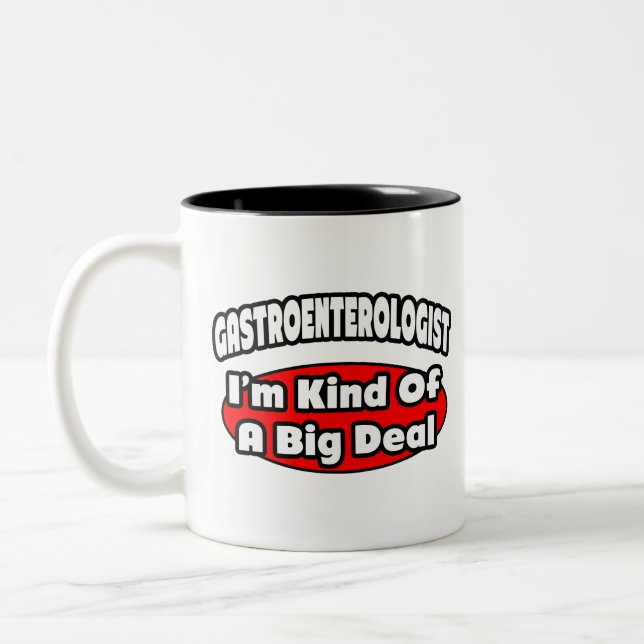 Taza Bicolor Gastroenterólogo... gran cosa (Izquierda)