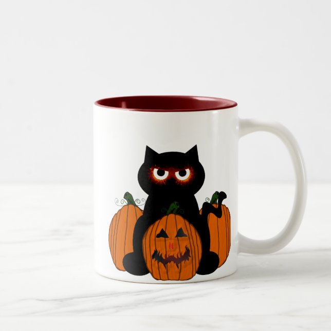 Taza Bicolor Gatito de Spoooky (Derecha)