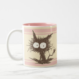 Taza Bicolor Gatito desalinado rosado GabiGabi de Brown