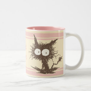 Taza Bicolor Gatito desalinado rosado GabiGabi de Brown
