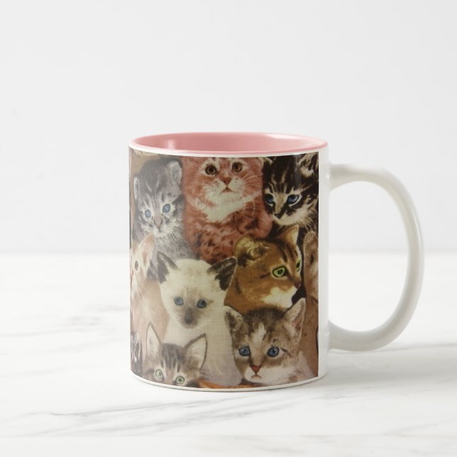 Taza Bicolor Gatitos (Derecha)