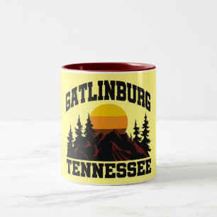 Taza Bicolor Gatlinburg, Tennessee