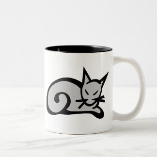 Taza Bicolor Gato