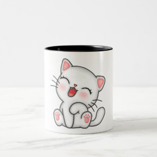 Taza Bicolor Gato