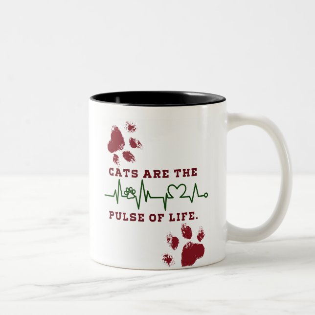 Taza Bicolor Gato (Derecha)