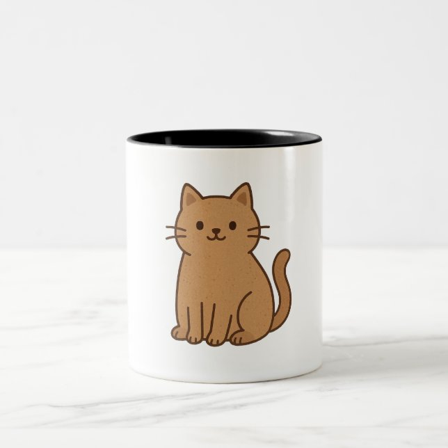 Taza Bicolor Gato (Centro)