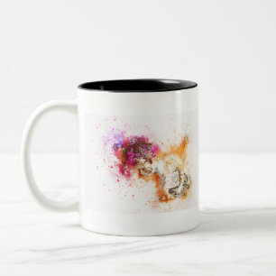 Taza Bicolor Gato 1