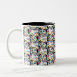 Taza Bicolor Gato Astronauta