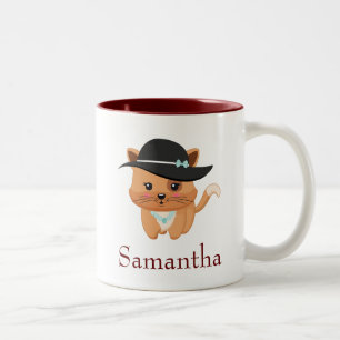 Taza Bicolor Gato de bonito