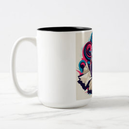 Taza Bicolor Gato de peluche