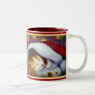 Taza Bicolor Gato de vacaciones