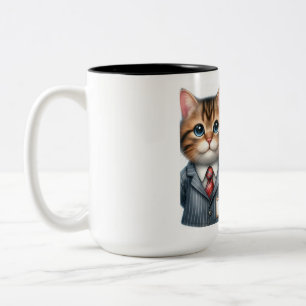 Taza Bicolor Gato del profesor