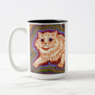 Taza Bicolor Gato Kaleidoscope
