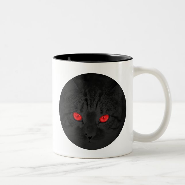 Taza Bicolor Gato negro (Derecha)