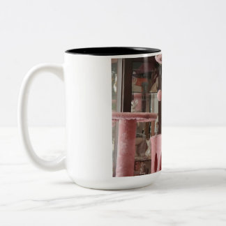 Taza Bicolor Gato relajándose