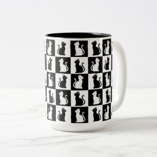 Taza Bicolor gatos