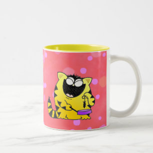 Taza Bicolor Gatos de LOL