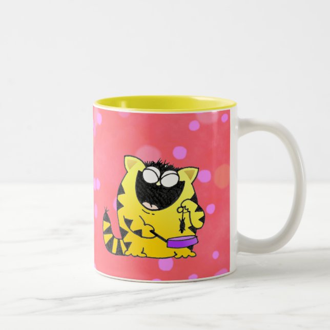 Taza Bicolor Gatos de LOL (Derecha)
