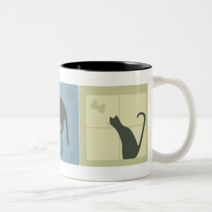 Taza Bicolor Gatos soñadores