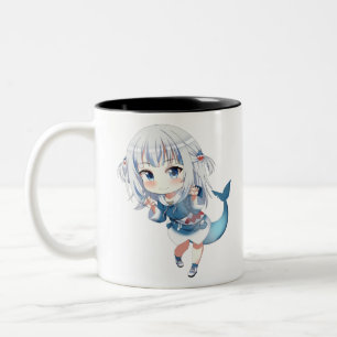 Taza Bicolor Gawr Hololiva (が う る・ら)