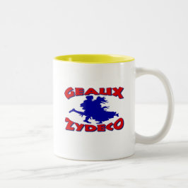 Taza Bicolor Geaux Zydeco