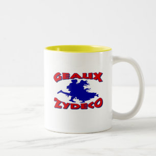 Taza Bicolor Geaux Zydeco