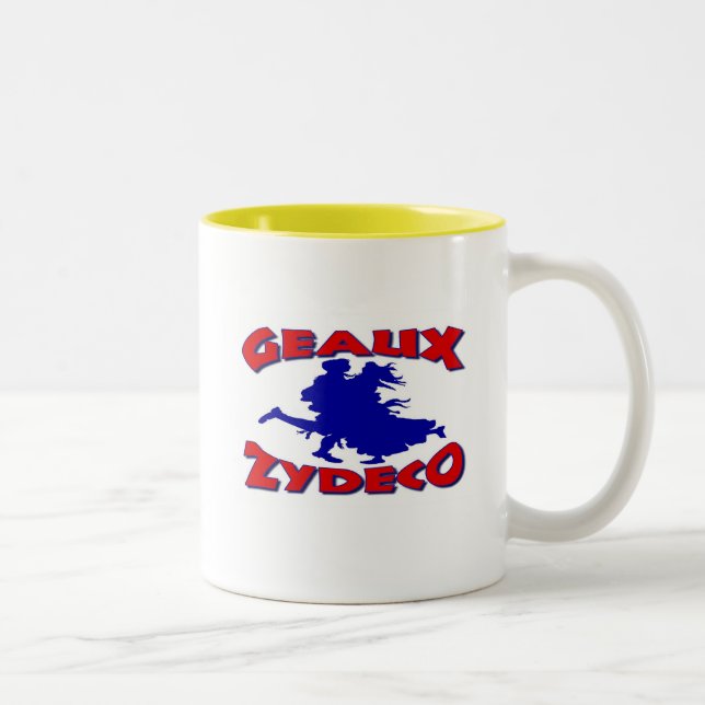 Taza Bicolor Geaux Zydeco (Derecha)