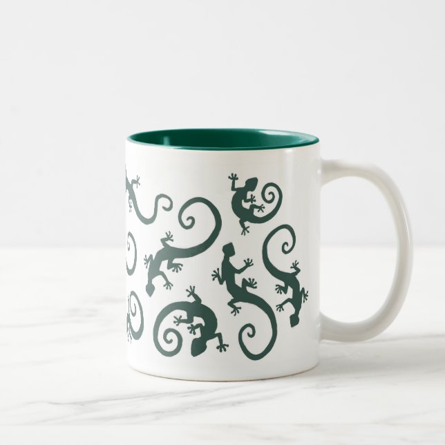 Taza Bicolor geckos_EMERALD_mug (Derecha)