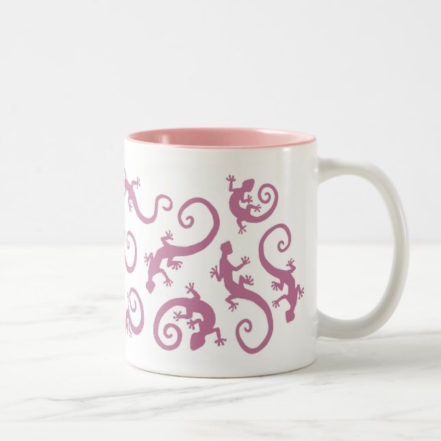 Taza Bicolor geckos_PINK_mug (Derecha)