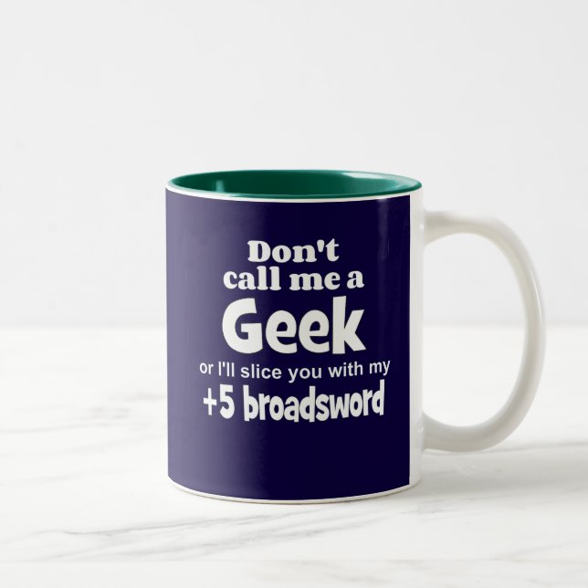 Taza Bicolor Geek broadespada wf (Derecha)