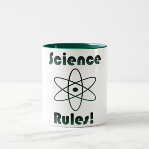 Taza Bicolor Geek de reglas de ciencia